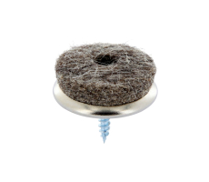 Filzgleiter rund mit Schraube 20mm