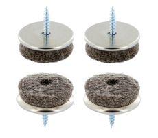 Filzgleiter rund mit Schraube 20mm
