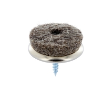 Filzgleiter rund mit Schraube 30mm