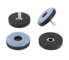 PTFE Möbelgleiter rund mit Schraube 22mm