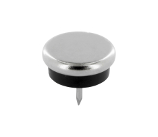 Metall Stuhlgleiter rund mit Nagel